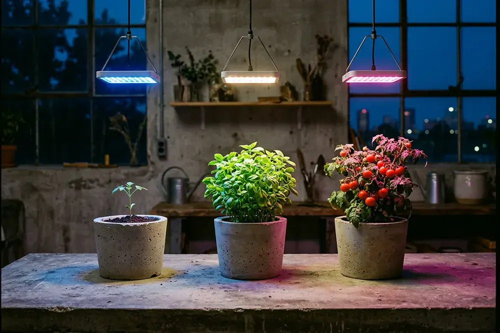 What Full Spectrum LED Plant Grow Lights Do at Every Plant Growth Stage