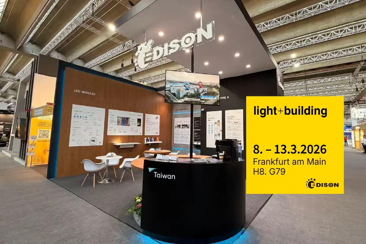 Experience the Peak of LED Technology: Visit Edison Opto at Light + Building 2026